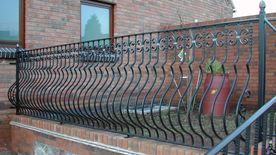 Balkon rækværk model BK-37 fra Smith & Co.