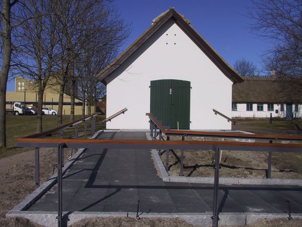 smedejerns håndliste model HL-32, gelænder til væg elller på stolper