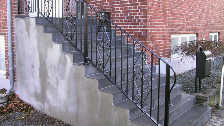 smedejerns gelænder GL-122, jerngelænder, trappegelænder, trappeværn, trappegitter