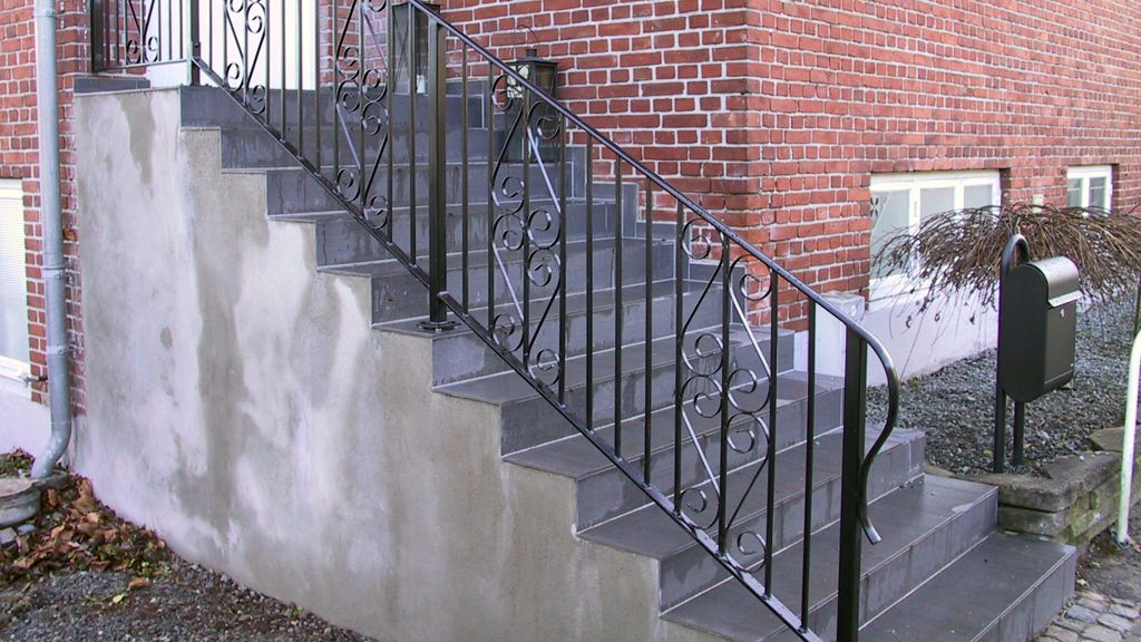 smedejerns gelænder GL-122, jerngelænder, trappegelænder, trappeværn, trappegitter