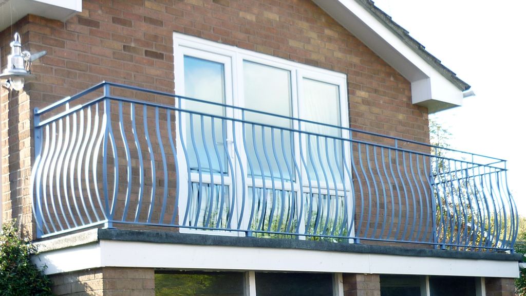 Balkon rækværk model BK-18 fra Smith & Co.