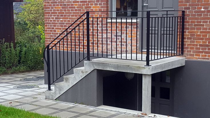 smedejerns gelænder GL-116, jerngelænder, trappegelænder, trappeværn, trappegitter
