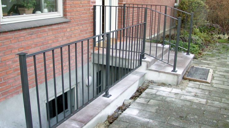 smedejerns gelænder GL-45, jerngelænder, trappegelænder, trappeværn, trappegitter