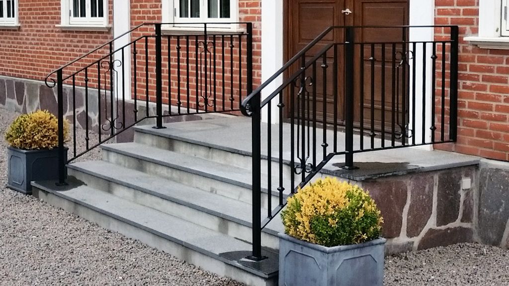 smedejerns gelænder GL-81, jerngelænder, trappegelænder, trappeværn, trappegitter