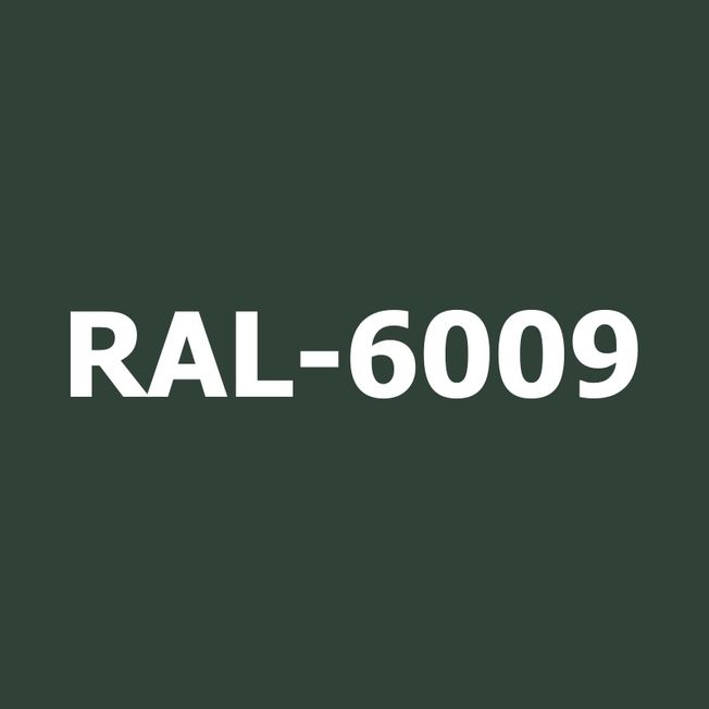 Mørk grøn RAL-6009