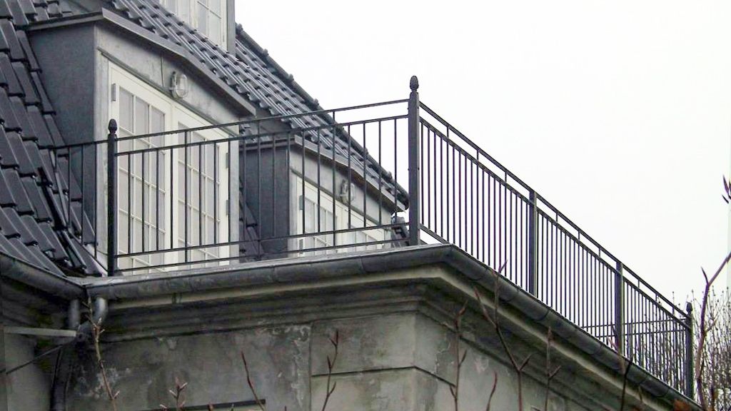 Balkon rækværk model BK-5 fra Smith & Co.